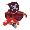 Pirate Hermit Crab Sticker